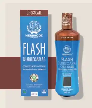 Flash Cubre Canas Chocolate Herbacol 240ml