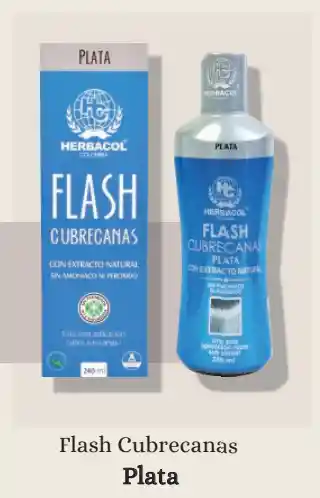 Flash Cubre Canas Plata Herbacol 240ml