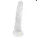 Consolador 20cm Transparente Chupa Silicona Murphy Penetración Anal Vaginal Muy Suave