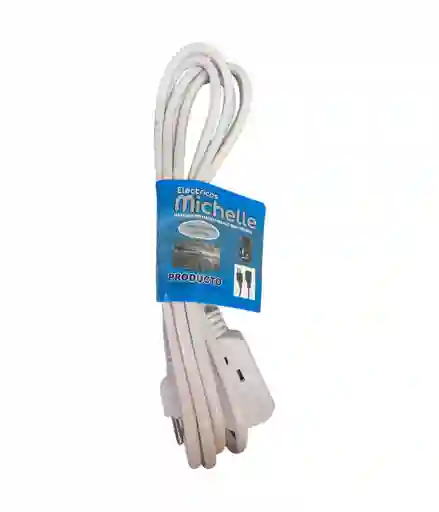 Extension Corriente Michelle 3 Polos Calibre 16 Cable Stp 3m