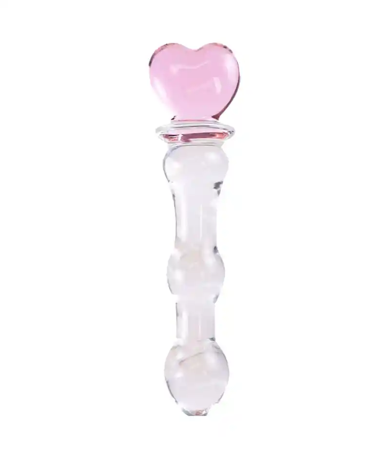 Dildo De Vidrio Corazón Rohan