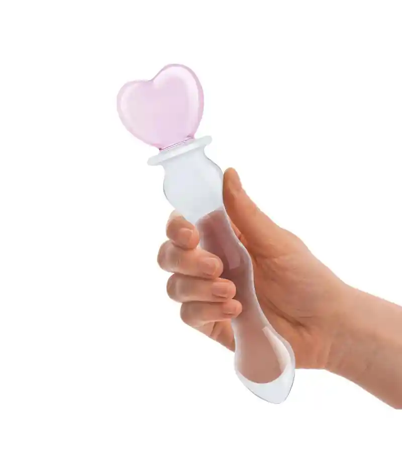 Dildo De Vidrio Corazón Rohan