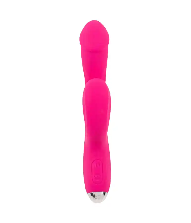 Vibrador Doble Estimulación Con Suaccionador Flora