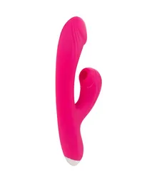 Vibrador Doble Estimulación Con Suaccionador Flora