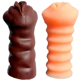 Vibrador X 2 Masturbador Orgasmo Silicona Fanta Flesh Climax