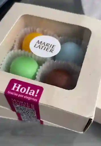 Caja De Bombones Rellenos X 4
