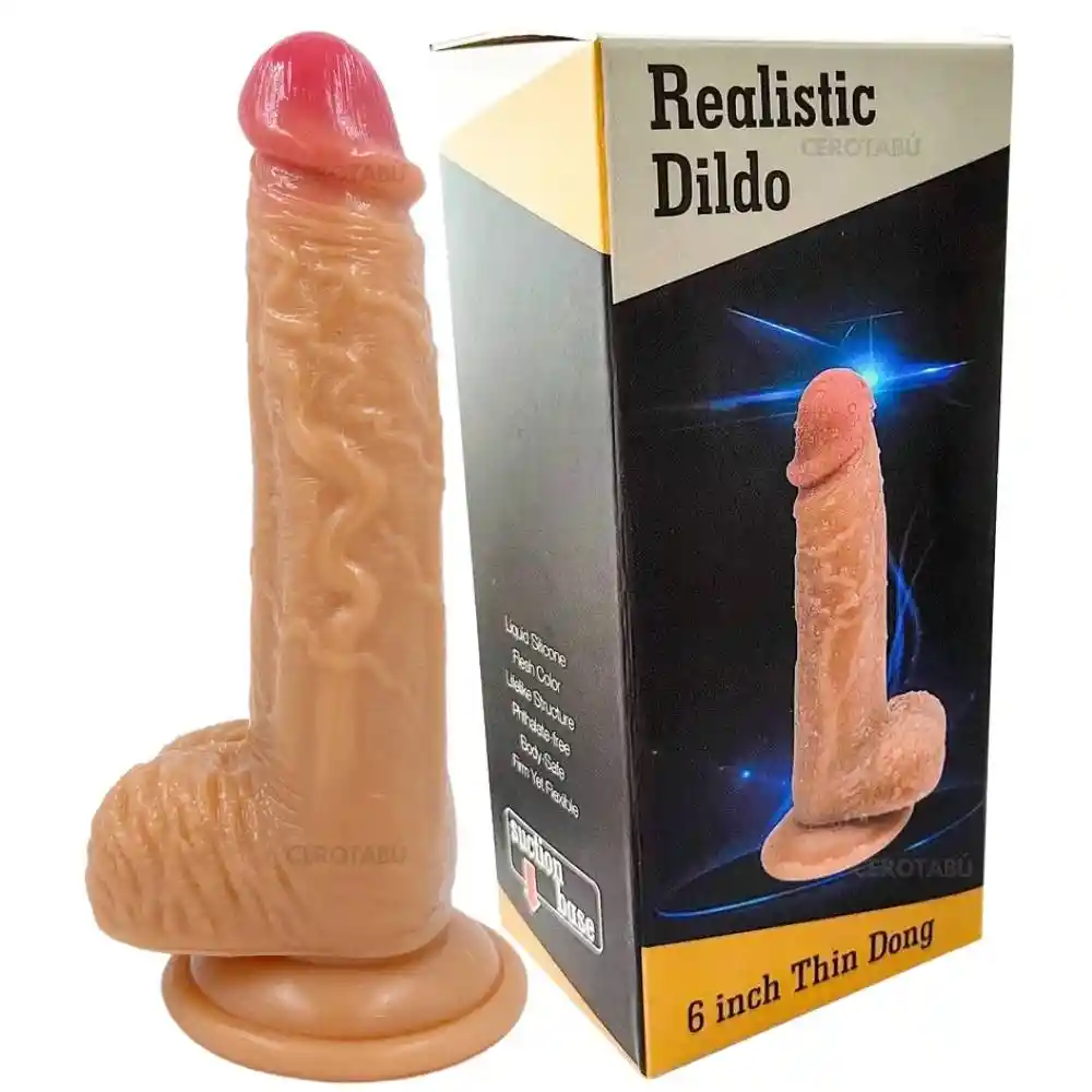 Dildo Consolador Realista 20 Cm Silicona Medica Alta Gama