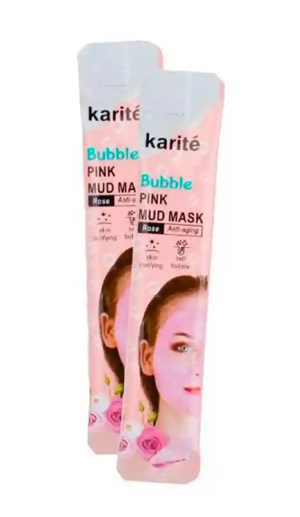 Mascarilla De Burbujas Con Extracto De Rosas Limpia E Hidrata Karité