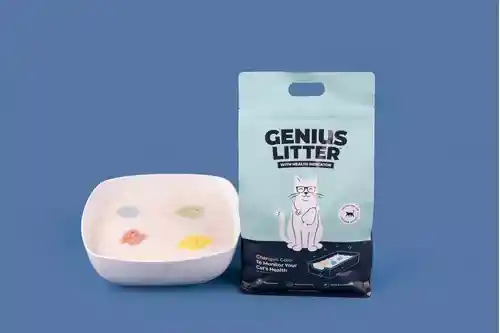 Arena Medicada Genius Litter With Health Indicator 2.72 Kilos