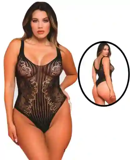 Lencería Sexy Malla Body Para Dama Talla Xtra