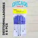 Juego De Destornilladores De Golpe X 6 Piezas Chicago Tools