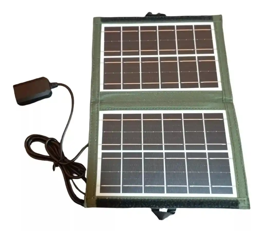 Panel Solar Cl-670 Viajero 6v 7w Puerto Usb Carga + Estuche