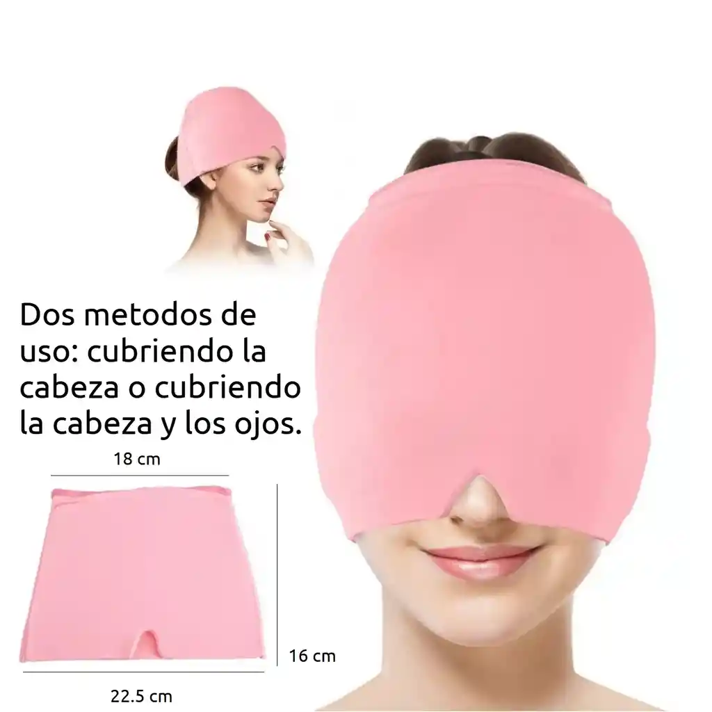 Mascara O Gorro Térmico Para El Dolor De Cabeza Y Migraña