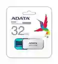 Memoria Usb Adata 2.0 Uv240 Escualizable 32gb Blanca