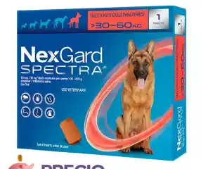 Nexgard Spectra -tableta Masticable Para Perros De 30.1 A 60kg