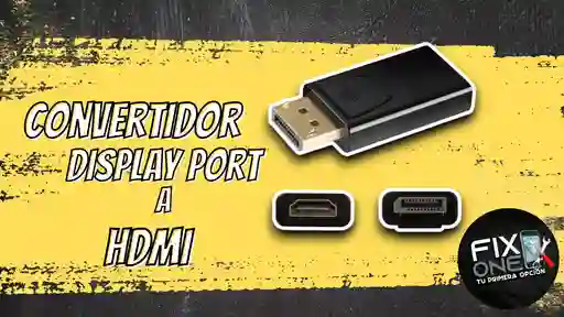 Adaptador Convertidor Puerto Displayport A Hdmi