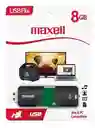 Memoria Usb Maxell Flix 8gb 2.0 Verde