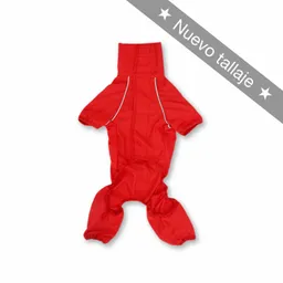 Impermeable 4xl 4 Patas Cuello Alto Rojo