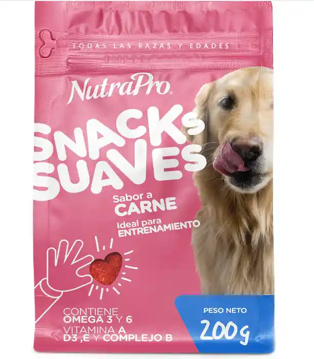 Nutrapro Snacks Canino Sabor A Carne X 200 G