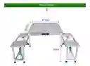 Mesa Plegable Con Sillas Para Exteriores Picnic Camping Estuche