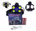Linterna Minera 5 Focos Frontal Led Recargable Zoom Cabeza