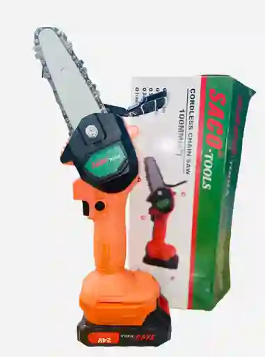 Mini Motosierra Portatil Inalambrica 24v Saco 4 Pulgadas