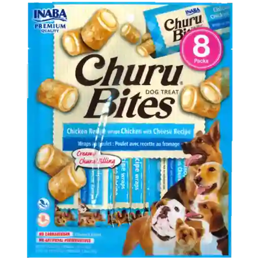 Churu Bites Dog Pollo Relleno De Queso 8 Packs