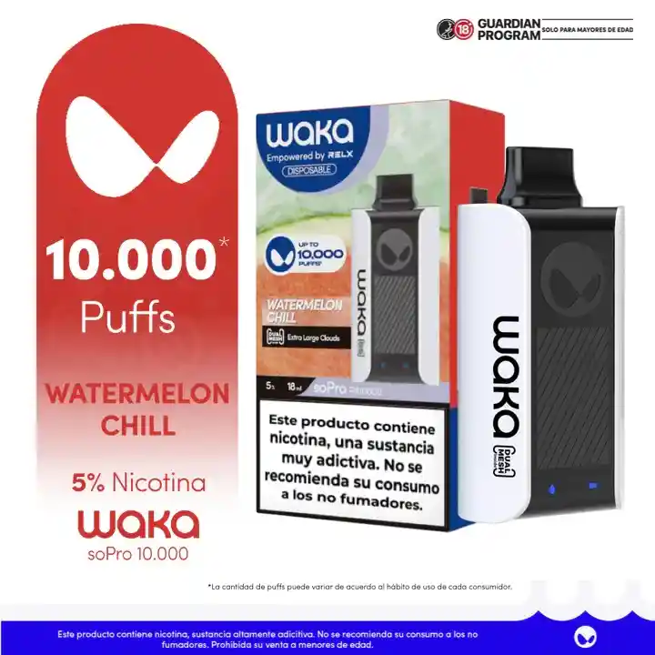 Waka Vap Watermelon Chill 10.000puffs