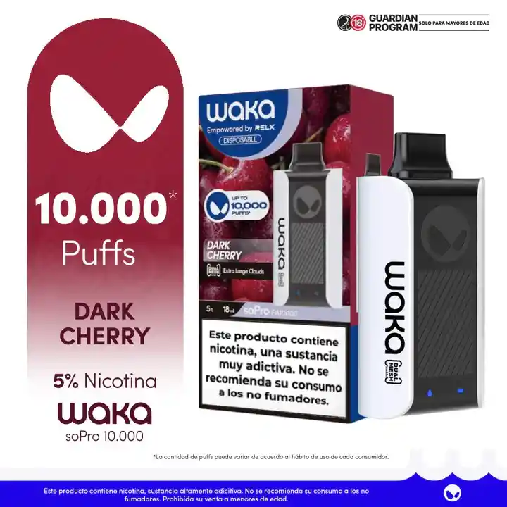 Waka Vap Dark Cherry 10.000puffs