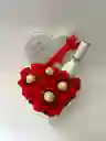 Caja De Lujo Corazón Con Rosas, Ferreros Y Jp Chenet 200ml