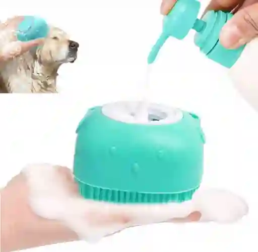 Cepillo De Baño Para Mascotas/masajeador De Silicona Suave Para Perros Y Gatos