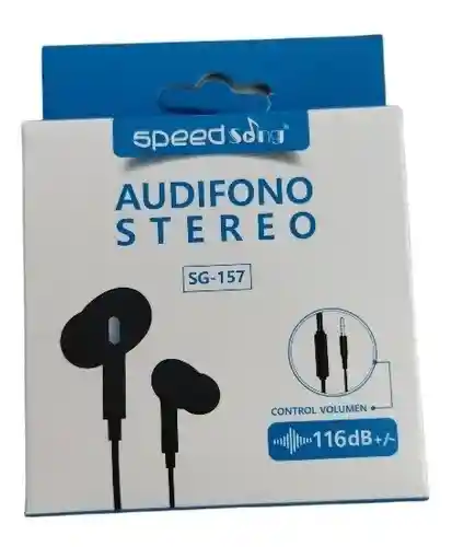 Audífono Stereo Sg-157 Speed Song