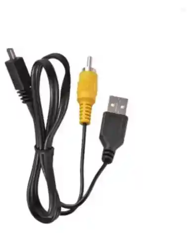 3 Cables De Carga Usb / Video Tv Para Camara Sq11