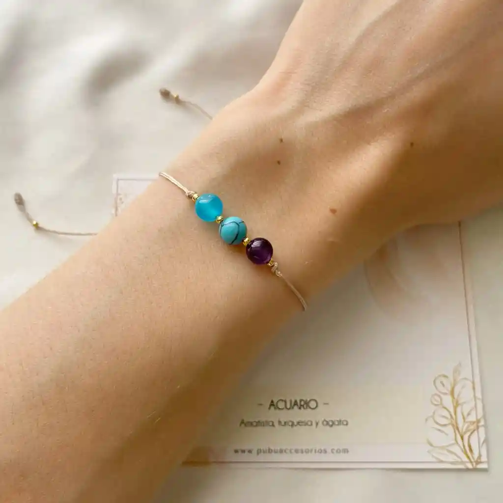 Pulsera Signo Zodiacal Acuario