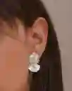 Aretes Topo Eucalipto Plata Ecológica