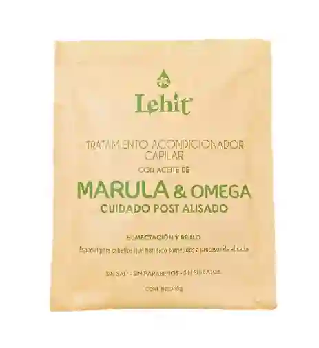 Tratamiento Capilar Aceite De Marula Y Omega Lehit