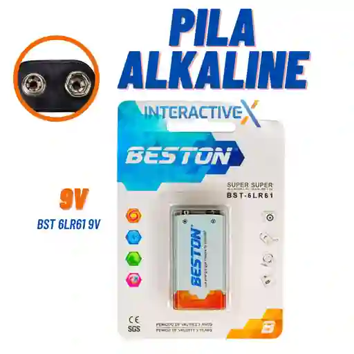 Pila 9v /bateria 9 Voltios /pila Alkalina