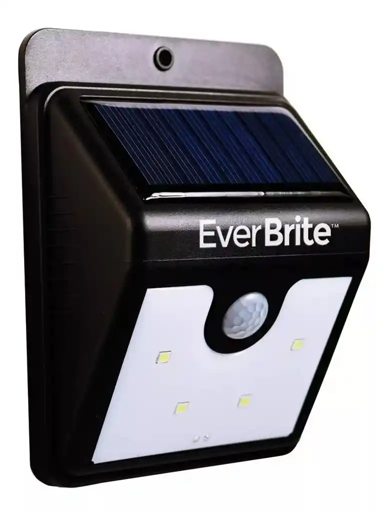 Luz Led Exterior Energia Solar Sensor Movimiento Ever Brite