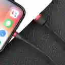 Cable Para Iphone De Uso Rudo 1m Carga Rápida Negro