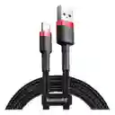Cable Para Iphone De Uso Rudo 1m Carga Rápida Negro