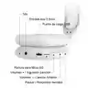Audifonos Inalambricos Bluetooth Over Ear Diadema Estereo P9 - Blanco Id: 694