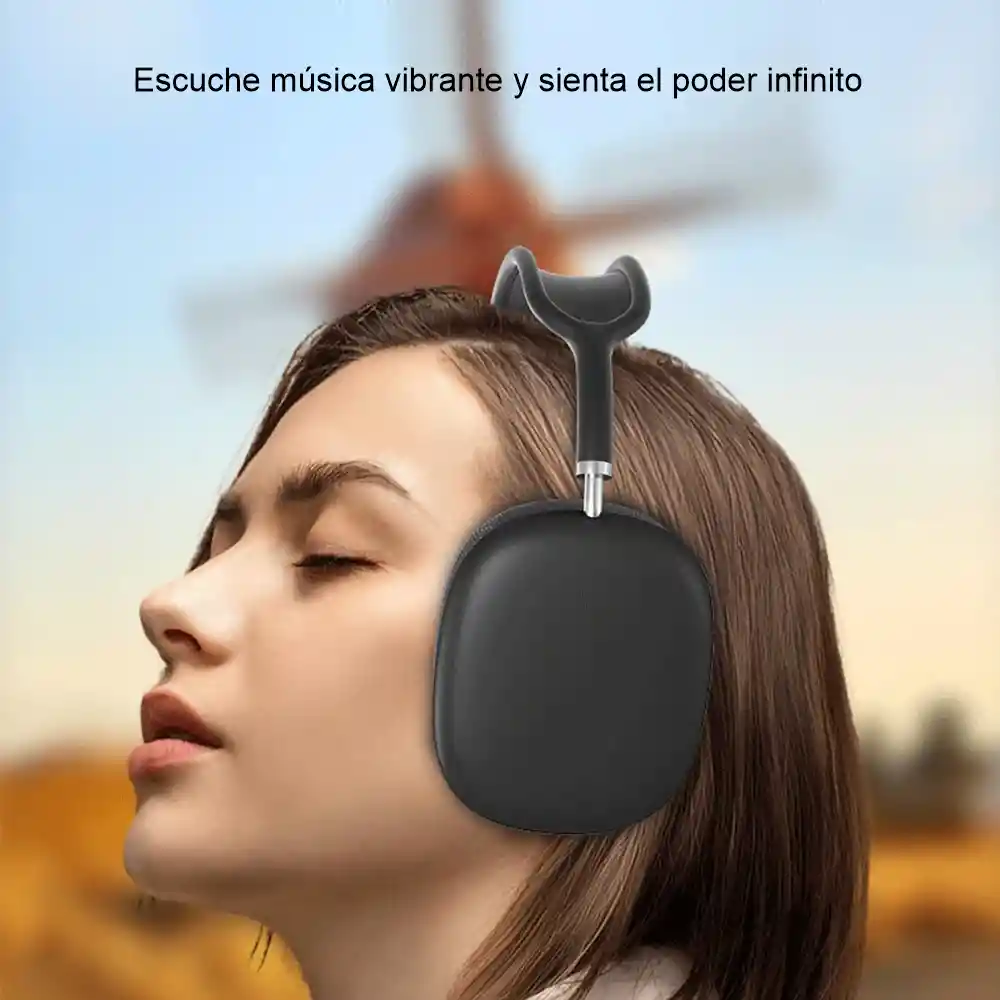 Audifonos Inalambricos Bluetooth Over Ear Diadema Estereo P9 - Rojo