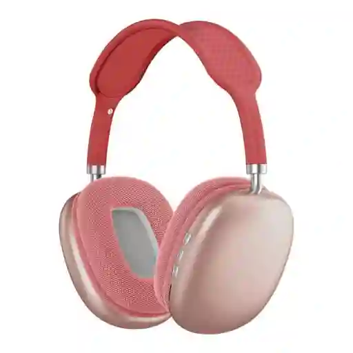 Audifonos Inalambricos Bluetooth Over Ear Diadema Estereo P9 - Rojo