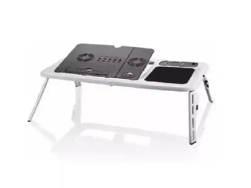 Mesa E-table Pc Portátil Con Ventilador Usb Porta Vasos