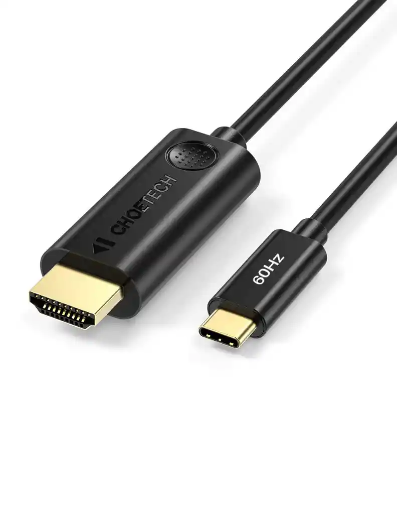 Adaptador Hdmi A Tipo C 1.8m Negro 4k 60hz