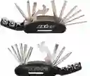 Kit Herramienta Despinche Bicicleta Inflador Bomba Parches
