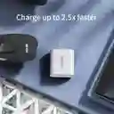 Cargador De Pared Tipo C 20w 3.0 Carga Rápida Pd Blanco