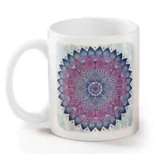 Vaso Mug Mandala Cerámica