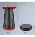 Silla Plegable Redonda Butaco Retráctil Resiste 130 Kg
