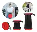 Silla Plegable Redonda Butaco Retráctil Resiste 130 Kg